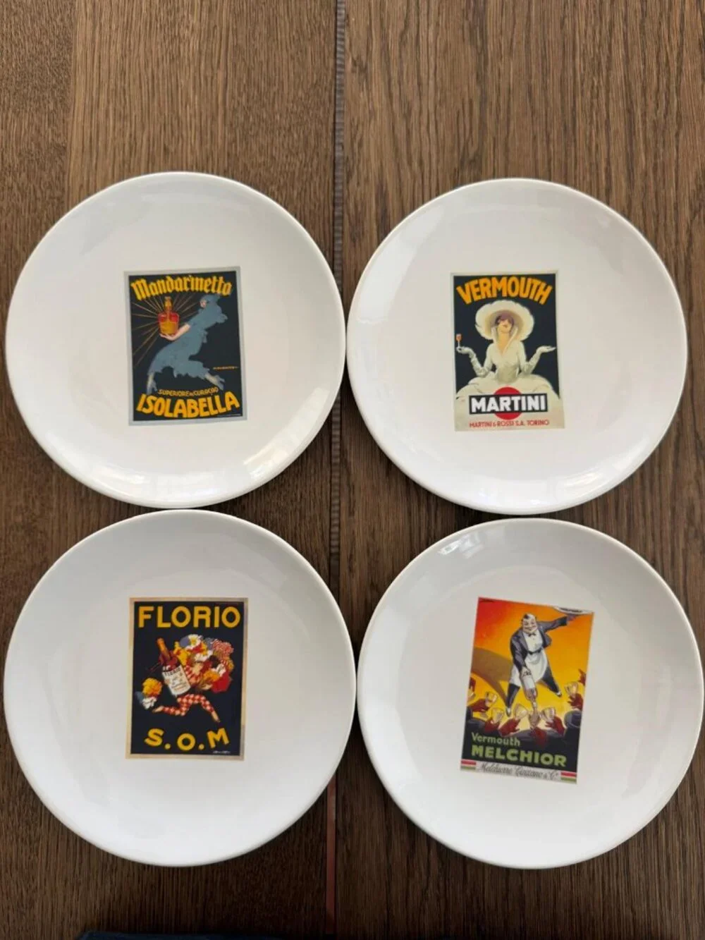 Pottery Barn Vintage Cocktail Plates – Set of 4